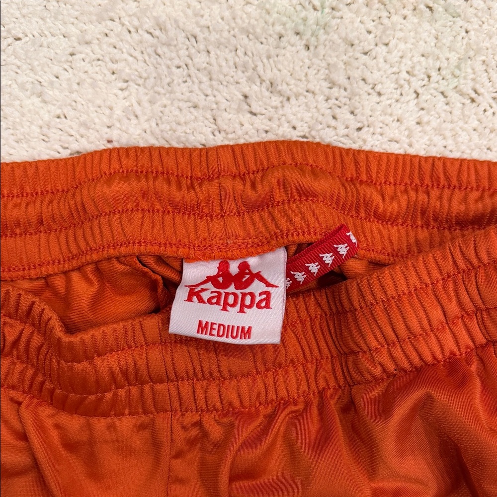 Kappa Men's Vibrant Orange Athletic Shorts - Picture 2 of 3